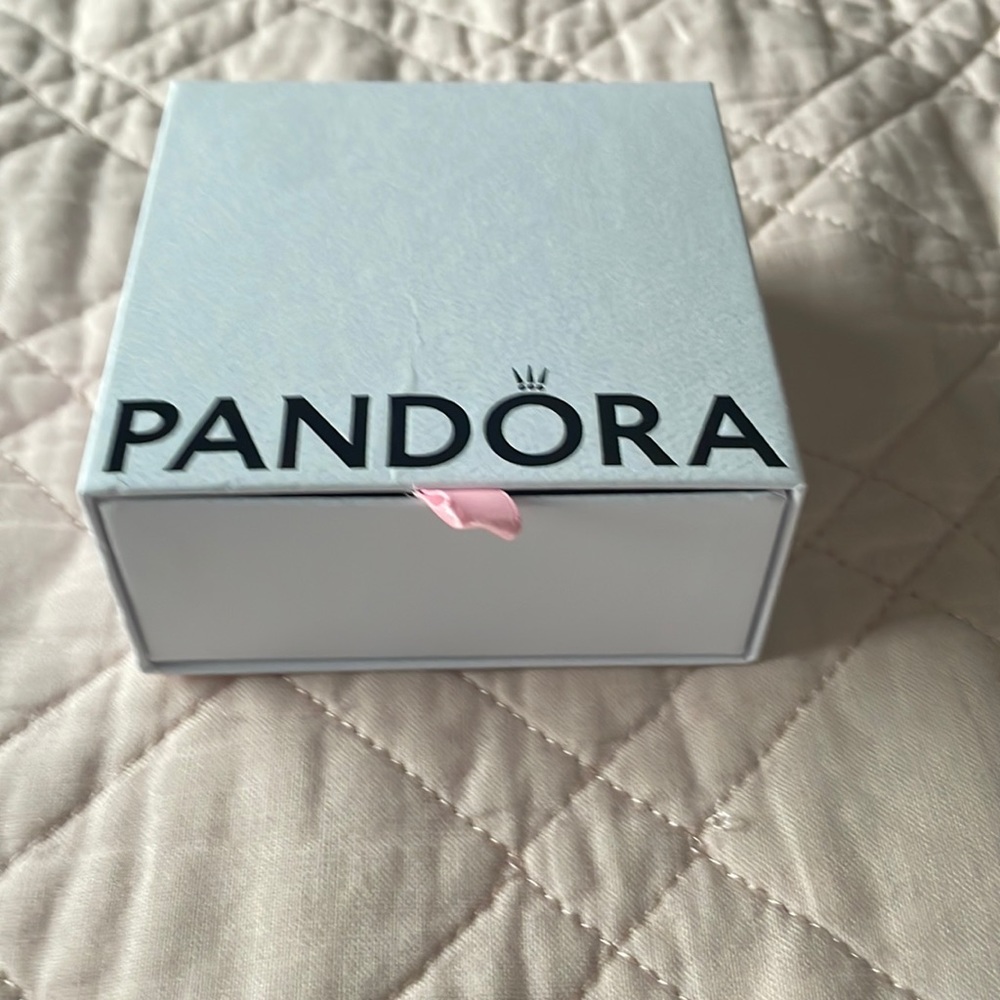 Pandora Heart Diamond Necklace, never worn, straight out of packaging.